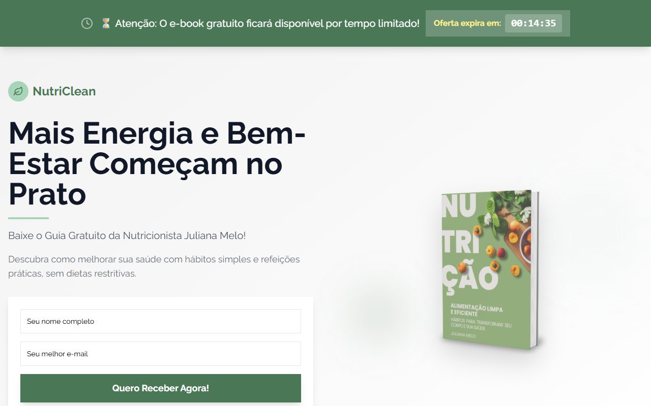 Ebook Nutrição NutriClean